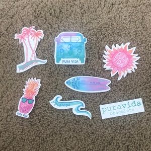 Pura Vida Sticker Set